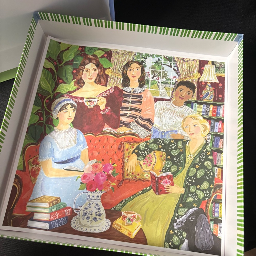 Jane Austen's Book Club 1000 Piece Puzzle NWT - Picture 4 of 6